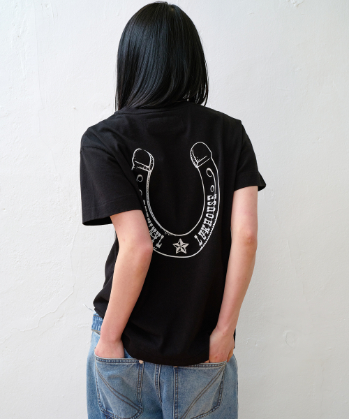 THEVINYLHOUSE（ザバイニルハウス）の「LUCKY HOUSE TEE BLACK（Tシャツ/カットソー・メンズ・その他・SMALL/MEDIUM/LARGE）」の13枚目の写真