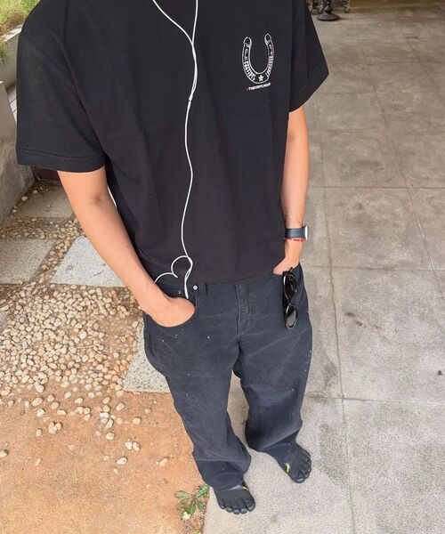 THEVINYLHOUSE（ザバイニルハウス）の「LUCKY HOUSE TEE BLACK（Tシャツ/カットソー・メンズ・その他・SMALL/MEDIUM/LARGE）」の4枚目の写真