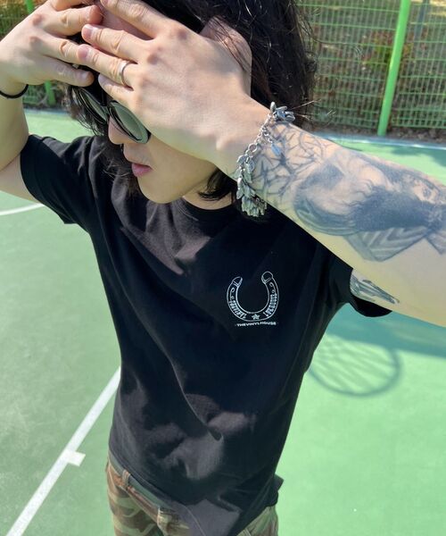 THEVINYLHOUSE（ザバイニルハウス）の「LUCKY HOUSE TEE BLACK（Tシャツ/カットソー・メンズ・その他・SMALL/MEDIUM/LARGE）」の5枚目の写真