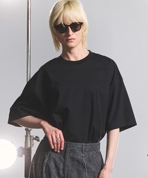 MAISON SPECIAL（メゾンスペシャル）の「《UNISEX》Smashing Punch Prime-Over Crew Neck Short Sleeve T-Shirt スマッシングポンチプライムオーバーショートスリーブTシャツ【MAISON SPECIAL メゾンスペシャル】（Tシャツ/カットソー）」