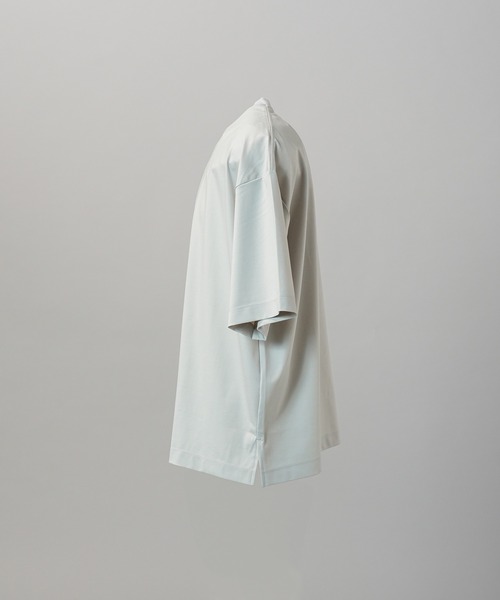 MAISON SPECIAL(メゾンスペシャル)の「《UNISEX》Smashing Punch Prime-Over Crew Neck Short Sleeve T-Shirt/スマッシングポンチプライムオーバーショートスリーブTシャツ【MAISON SPECIAL/メゾンスペシャル】(Tシャツ/カットソー・メンズ・ブラック/チャコールグレー/ライトブルー/レッド/ホワイト・0/2/1)」の6枚目の写真