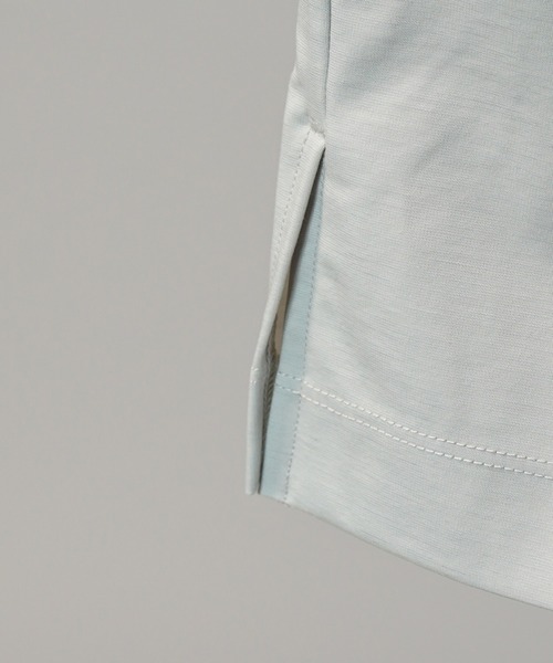 MAISON SPECIAL(メゾンスペシャル)の「《UNISEX》Smashing Punch Prime-Over Crew Neck Short Sleeve T-Shirt/スマッシングポンチプライムオーバーショートスリーブTシャツ【MAISON SPECIAL/メゾンスペシャル】(Tシャツ/カットソー・メンズ・ブラック/チャコールグレー/ライトブルー/レッド/ホワイト・0/2/1)」の10枚目の写真