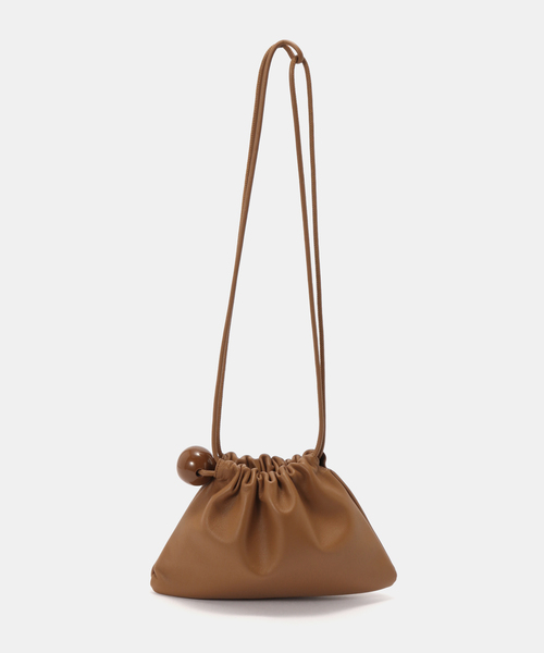 EDIT. FOR LULU（エディットフォールル）の「【BUCKET BAGGAGE/バケットバゲージ】Ball Charm Soft Mini Bag（ショルダーバッグ・レディース・ブラウン・FREE）」の4枚目の写真