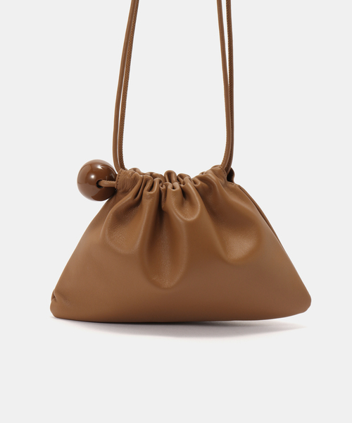EDIT. FOR LULU（エディットフォールル）の「【BUCKET BAGGAGE/バケットバゲージ】Ball Charm Soft Mini Bag（ショルダーバッグ・レディース・ブラウン・FREE）」の5枚目の写真