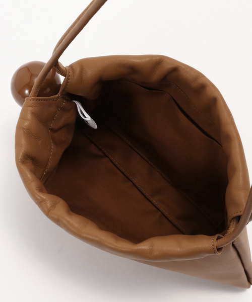 EDIT. FOR LULU（エディットフォールル）の「【BUCKET BAGGAGE/バケットバゲージ】Ball Charm Soft Mini Bag（ショルダーバッグ・レディース・ブラウン・FREE）」の9枚目の写真