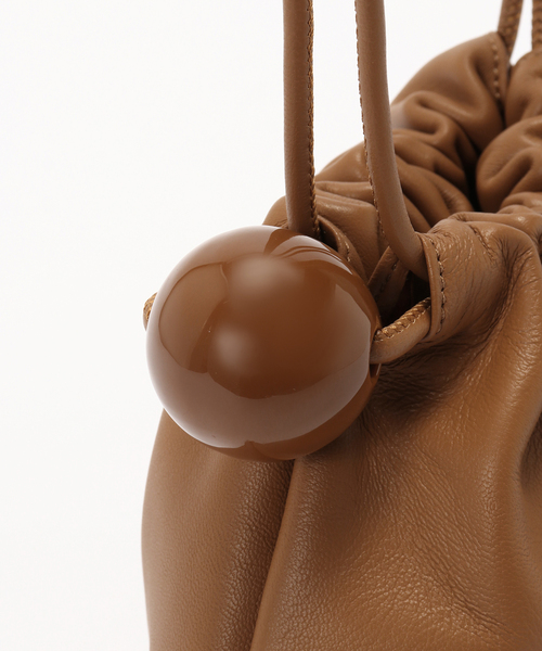 EDIT. FOR LULU（エディットフォールル）の「【BUCKET BAGGAGE/バケットバゲージ】Ball Charm Soft Mini Bag（ショルダーバッグ・レディース・ブラウン・FREE）」の12枚目の写真