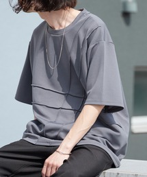 ROOPTOKYO | ピンタック梨地Tシャツ ルーズフィット 半袖Tシャツ 2026年春夏(Tシャツ/カットソー)