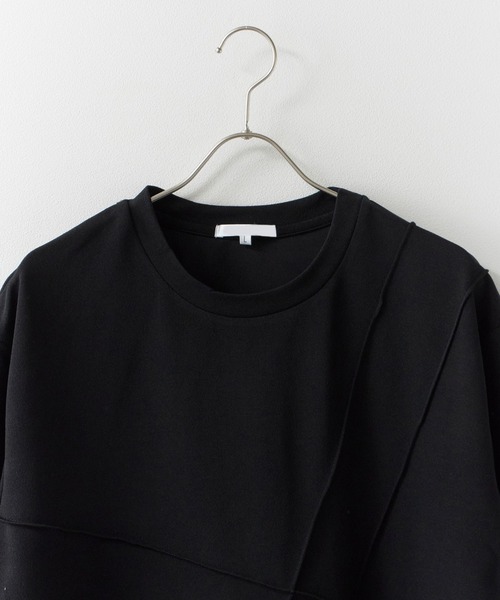 ROOPTOKYO(ループトウキョウ)の「ピンタック梨地Tシャツ ルーズフィット 半袖Tシャツ 秋 秋服 2026年秋冬(Tシャツ/カットソー・メンズ・チャコールグレー/ブラック/グレー・M/L)」の4枚目の写真