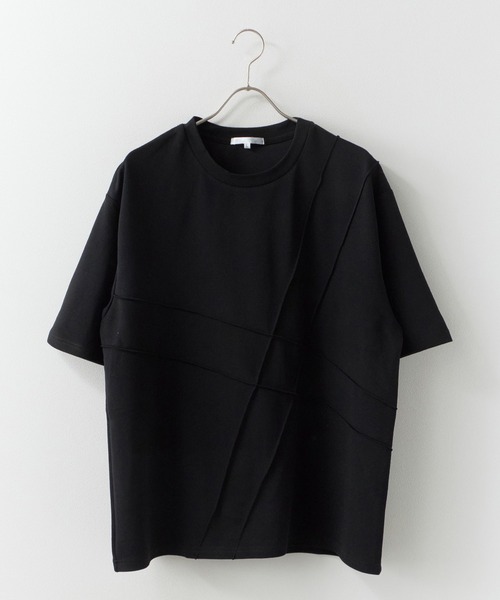 ROOPTOKYO(ループトウキョウ)の「ピンタック梨地Tシャツ ルーズフィット 半袖Tシャツ 秋 秋服 2026年秋冬(Tシャツ/カットソー・メンズ・チャコールグレー/ブラック/グレー・M/L)」の8枚目の写真