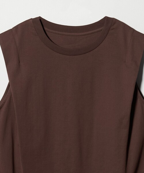 green label relaxing(グリーンレーベルリラクシング)の「ショルダータック ノースリーブ プルオーバー カットソー(Tシャツ/カットソー・レディース・ブラウン/ブラック/その他1/ピンク/オフホワイト・FREE)」の17枚目の写真