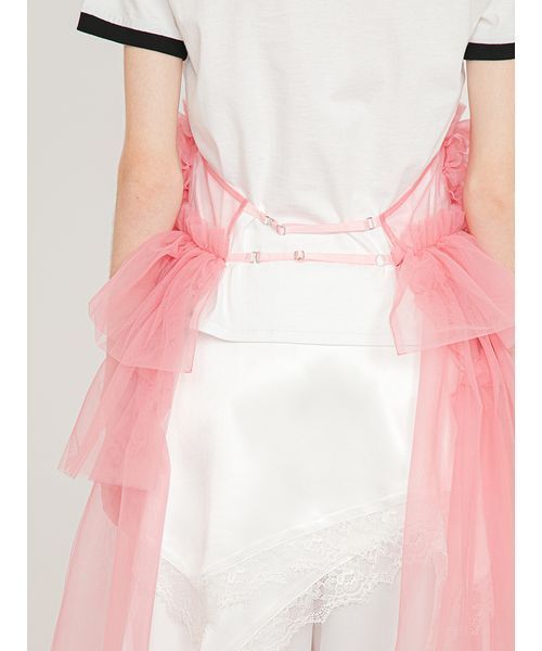 SORIN(ソリン )の「Tulle Apron Dress/チュール エプロンドレス(ワンピース・レディース・ローズ/ミント/ダークグレー・38)」の10枚目の写真