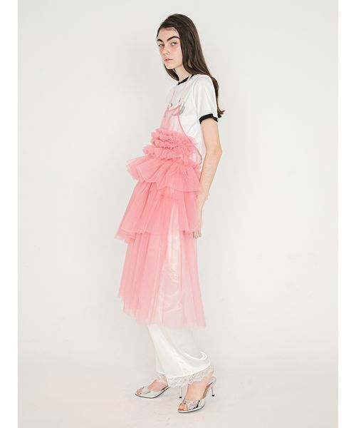 SORIN(ソリン )の「Tulle Apron Dress/チュール エプロンドレス(ワンピース・レディース・ローズ/ミント/ダークグレー・38)」の14枚目の写真