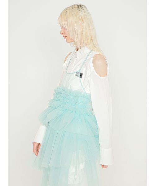 SORIN(ソリン )の「Tulle Apron Dress/チュール エプロンドレス(ワンピース・レディース・ローズ/ミント/ダークグレー・38)」の18枚目の写真