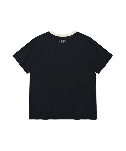 Wacky WiLLy(ワッキーウィリー)の「WOMEN'S TYPOGRAPHIC SLUB SHORT SLEEVE T-SHIRT(Tシャツ/カットソー・レディース・ホワイト/ダークネイビー・FREE)」の15枚目の写真