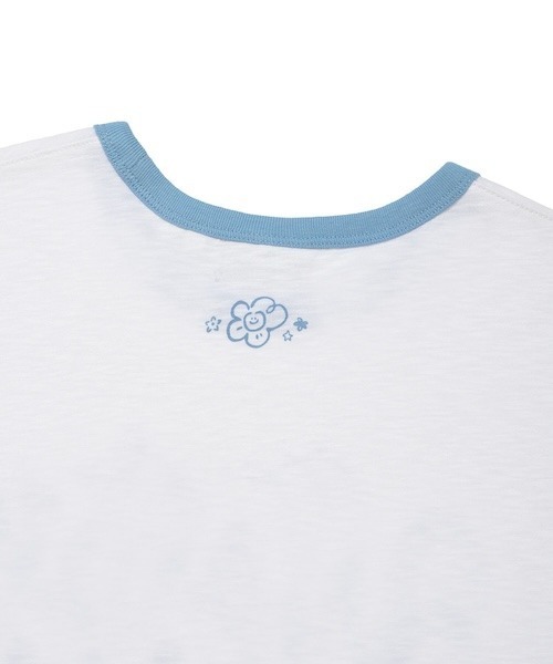 Wacky WiLLy(ワッキーウィリー)の「WOMEN'S TYPOGRAPHIC SLUB SHORT SLEEVE T-SHIRT(Tシャツ/カットソー・レディース・ホワイト/ダークネイビー・FREE)」の13枚目の写真