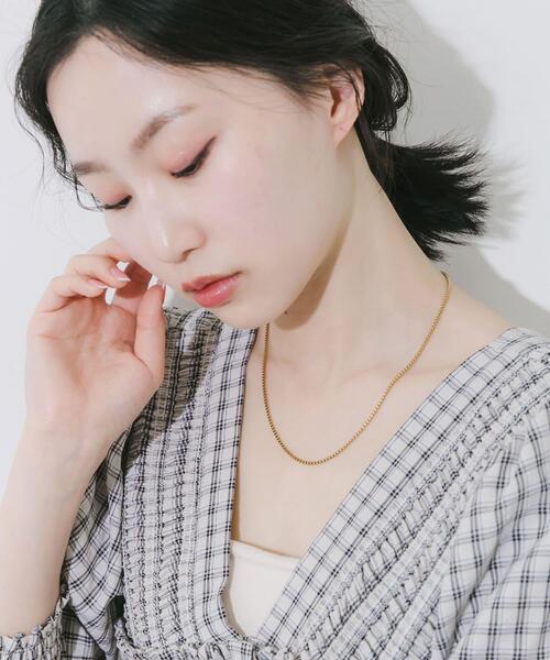 SMELLY(スメリー)の「ステンレスベネチアンチェーンネックレス(ネックレス・レディース・シルバー/ゴールド・-)」の16枚目の写真