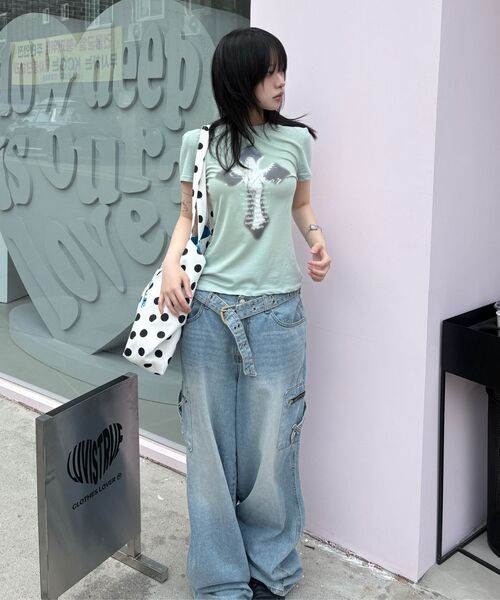 LUVISTRUE(ラヴイズトゥルー)の「SY KEYRING TOTE BAG(WHITE)(トートバッグ・レディース・その他・FREE)」の7枚目の写真