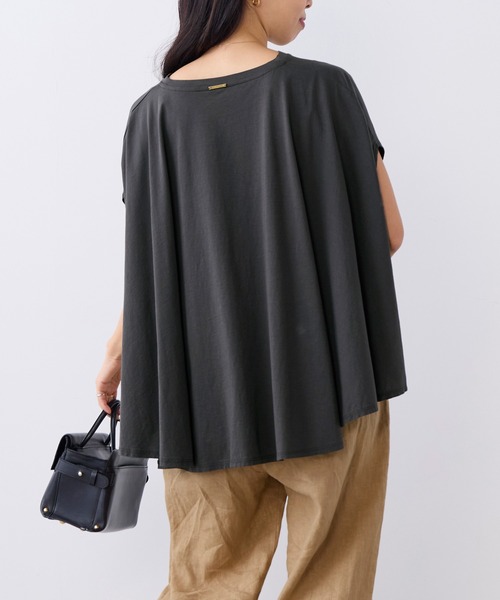 MICA&DEAL(マイカ&ディール)の「"SOLMER"ロゴフレアスリーブTシャツ(Tシャツ/カットソー・レディース・ホワイト/チャコールグレー/ブラウン・FREE)」の18枚目の写真