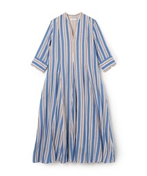 NE QUITTEZ PAS! | ne Quittez pas Cotton Voile Stripe ワンピース(ワンピース)
