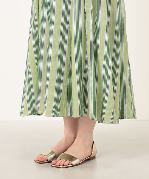 NE QUITTEZ PAS!(ヌキテパ)の「ne Quittez pas Cotton Voile Stripe ワンピース(ワンピース・レディース・ブラック系その他/イエロー系その他/ブルー系その他・M)」の11枚目の写真