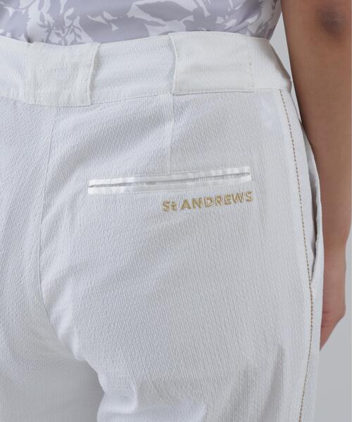 St ANDREWS(セントアンドリュース)の「【St ANDREWS】【ストレッチ】ドビーサッカーパンツ (WOMENS)(その他パンツ・レディース・ブラック/ホワイト・S/M)」の19枚目の写真