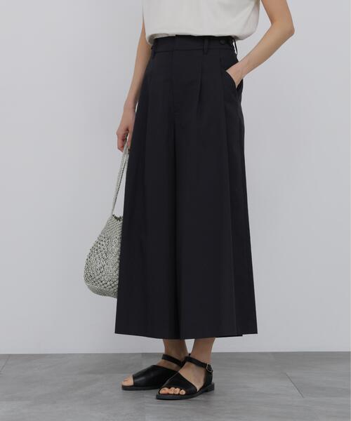 human woman(ヒューマンウーマン)の「◆【名品 / UVカット / ウォッシャブル】クールマックスタックスカーチョ(その他パンツ・レディース・ベージュ/ブルー/ブラック・SMALL/LARGE/MEDIUM)」の6枚目の写真