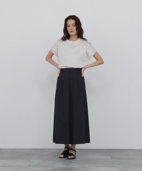 human woman(ヒューマンウーマン)の「◆【名品 / UVカット / ウォッシャブル】クールマックスタックスカーチョ(その他パンツ・レディース・ベージュ/ブルー/ブラック・SMALL/LARGE/MEDIUM)」の7枚目の写真