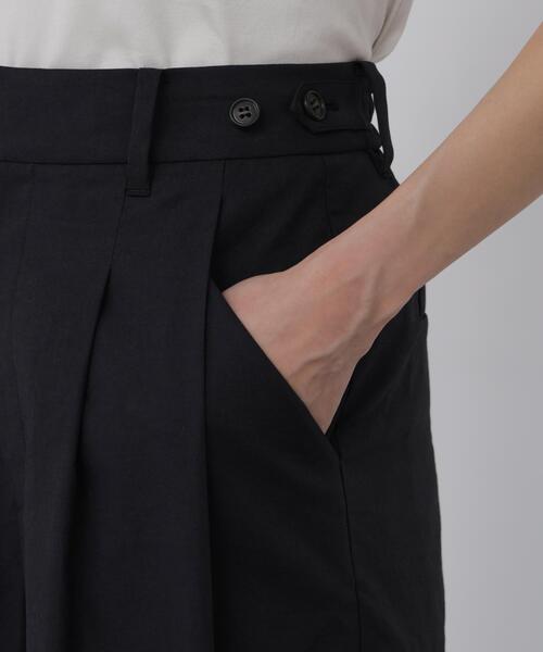 human woman(ヒューマンウーマン)の「◆【名品 / UVカット / ウォッシャブル】クールマックスタックスカーチョ(その他パンツ・レディース・ベージュ/ブルー/ブラック・SMALL/LARGE/MEDIUM)」の15枚目の写真