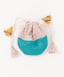 ARCHIVER（アーカイバ）の「【ハンドメイド/エスニックミニ巾着ポーチ C】（ポーチ）」
