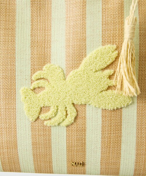 ear PAPILLONNER（イアパピヨネ）の「【NALI】ストライプストロートートバッグ/ショルダーバッグ（トートバッグ・レディース・ミント/イエロー・FREE）」の10枚目の写真
