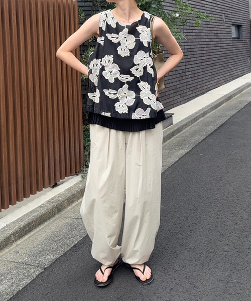 model：H166　着用サイズ：F