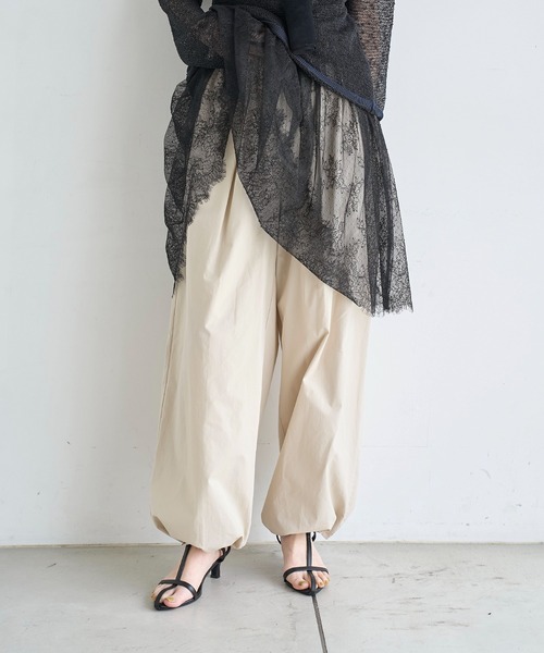 model：H166　着用サイズ：F