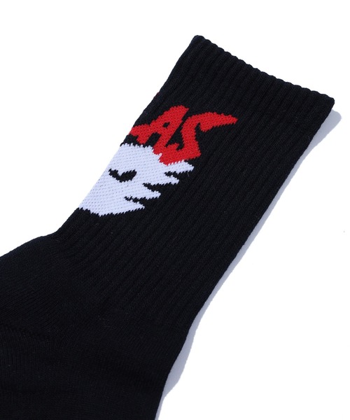 SILAS(サイラス)の「DEMON SOCKS(ソックス/靴下・メンズ・ホワイト/グリーン/ブラック・ONE SIZE)」の6枚目の写真