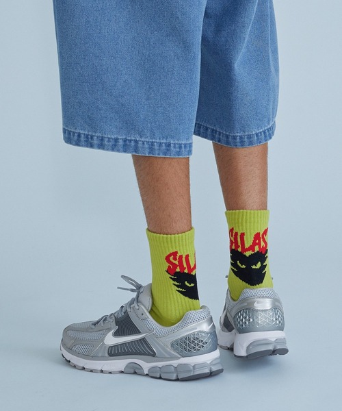 SILAS(サイラス)の「DEMON SOCKS(ソックス/靴下・メンズ・ホワイト/グリーン/ブラック・ONE SIZE)」の8枚目の写真