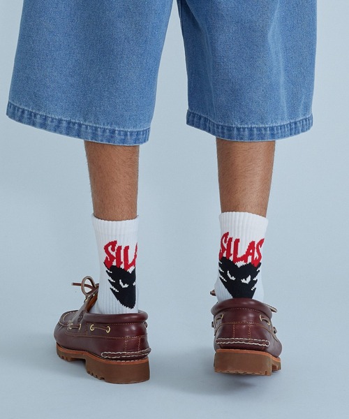 SILAS(サイラス)の「DEMON SOCKS(ソックス/靴下・メンズ・ホワイト/グリーン/ブラック・ONE SIZE)」の10枚目の写真