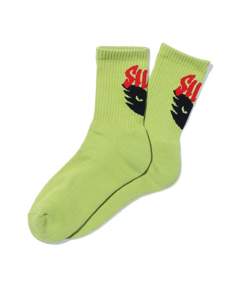 SILAS(サイラス)の「DEMON SOCKS(ソックス/靴下・メンズ・ホワイト/グリーン/ブラック・ONE SIZE)」の13枚目の写真