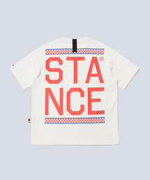 STANCE SEOUL（スタンス・ソウル）の「COLOR CHECKER LOGO TOP (OFF WHITE)（Tシャツ/カットソー）」