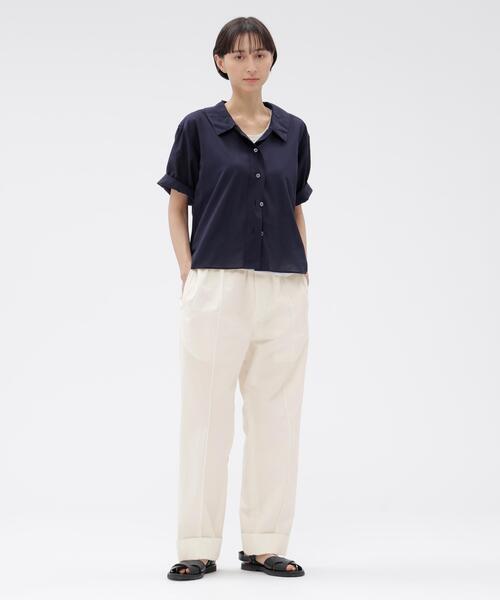 MARGARET HOWELL(マーガレットハウエル)の「LIGHT COTTON TWILL(その他パンツ・レディース・ブルー系その他5/ホワイト・2/1)」の6枚目の写真