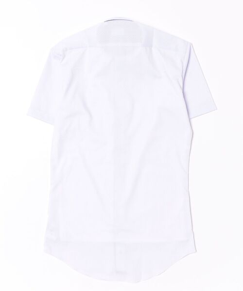 TOKYO SHIRTS(トウキョウシャツ)の「【Layered Cool】【吸水速乾】 形態安定ノンアイロン ボタンダウン 半袖ビジネスワイシャツ(ビジネスシャツ・メンズ・パープル・首回り42cm/首回り43cm/首回り41cm/首回り37cm/首回り39cm)」の7枚目の写真