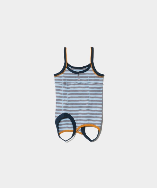 Robert P.Miller(ロバート ピー ミラー)の「Miller double-end multi color tank top(キャミソール・レディース・ブラック×ホワイト/ホワイト×ブラック/サックスブルー/レッド/ブラウン/ブラック・FREE)」の5枚目の写真