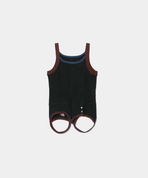Robert P.Miller(ロバート ピー ミラー)の「Miller double-end multi color tank top(キャミソール・レディース・ブラック×ホワイト/ホワイト×ブラック/サックスブルー/レッド/ブラウン/ブラック・FREE)」の11枚目の写真