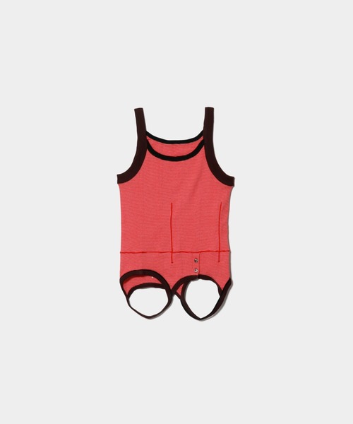 Robert P.Miller(ロバート ピー ミラー)の「Miller double-end multi color tank top(キャミソール・レディース・ブラック×ホワイト/ホワイト×ブラック/サックスブルー/レッド/ブラウン/ブラック・FREE)」の15枚目の写真