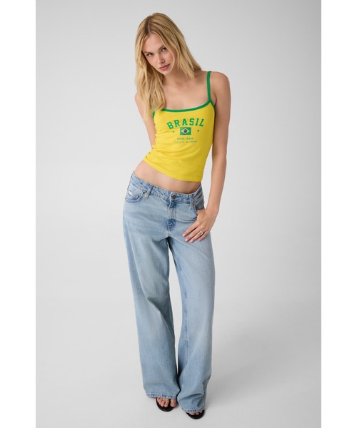トップス D&G BEACHWEAR 2000s Pile Tank Top GUESS JEANS World Cup Tank キャミソール ワールドカップ | GUESS