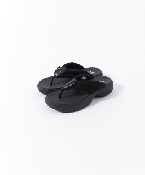 MEI（メイ）の「【 MEI / メイ 】THONG SANDALS / トングサンダル（サンダル・レディース・ブラック/グリーン・M）」の2枚目の写真