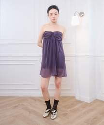 BELLIALEU（ベルリアル）の「LOLA MINI DRESS PURPLE（ワンピース）」