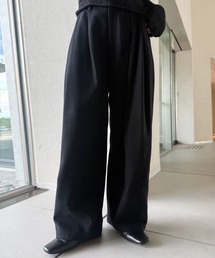 ウールライク２タックパンツ【セットアップ対応】【by SON】
