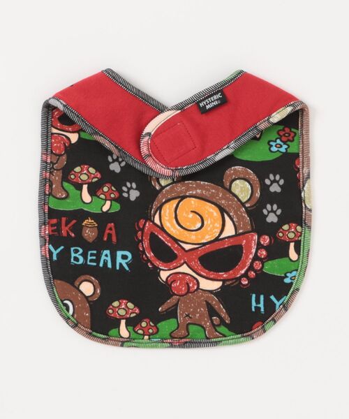 HYSTERIC MINI(ヒステリックミニ)の「SEEK A BABY BEAR RV スタイ(その他ベビー用品・キッズ・ホワイト系その他/ブラック系その他・FREE)」の4枚目の写真