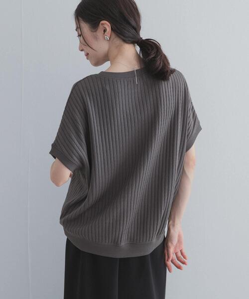 URBAN RESEARCH DOORS(アーバンリサーチドアーズ)の「ハニカムタックフレンチプルオーバー(Tシャツ/カットソー・レディース・チャコールグレー/アイボリー/イエロー系その他・FREE)」の22枚目の写真