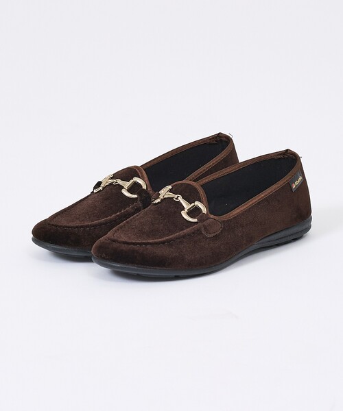 ALBEROLA（アルベローラ）の「【ALBEROLA / アルベローラ】ベロア ビットローファー / フラットシューズ（ローファー・レディース・ブラック/ブラウン/グレー・22/25/24/23）」の21枚目の写真