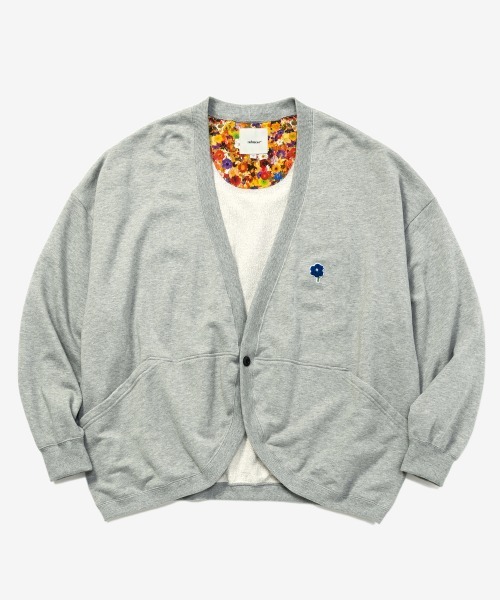 rehacer(レアセル)の「rehacer : Arc back Dolman Cardigan / アークバック ドルマン カーディガン(カーディガン/ボレロ・メンズ・ブラック/グレー・SMALL/MEDIUM/X-LARGE/LARGE)」の10枚目の写真